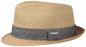 Stetson-zomer stro trilby hoed-zand kleur